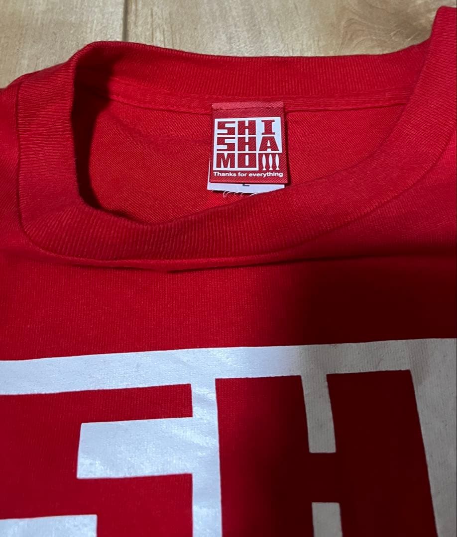 SHISHAMO Tシャツ レッド Lサイズ — image 2