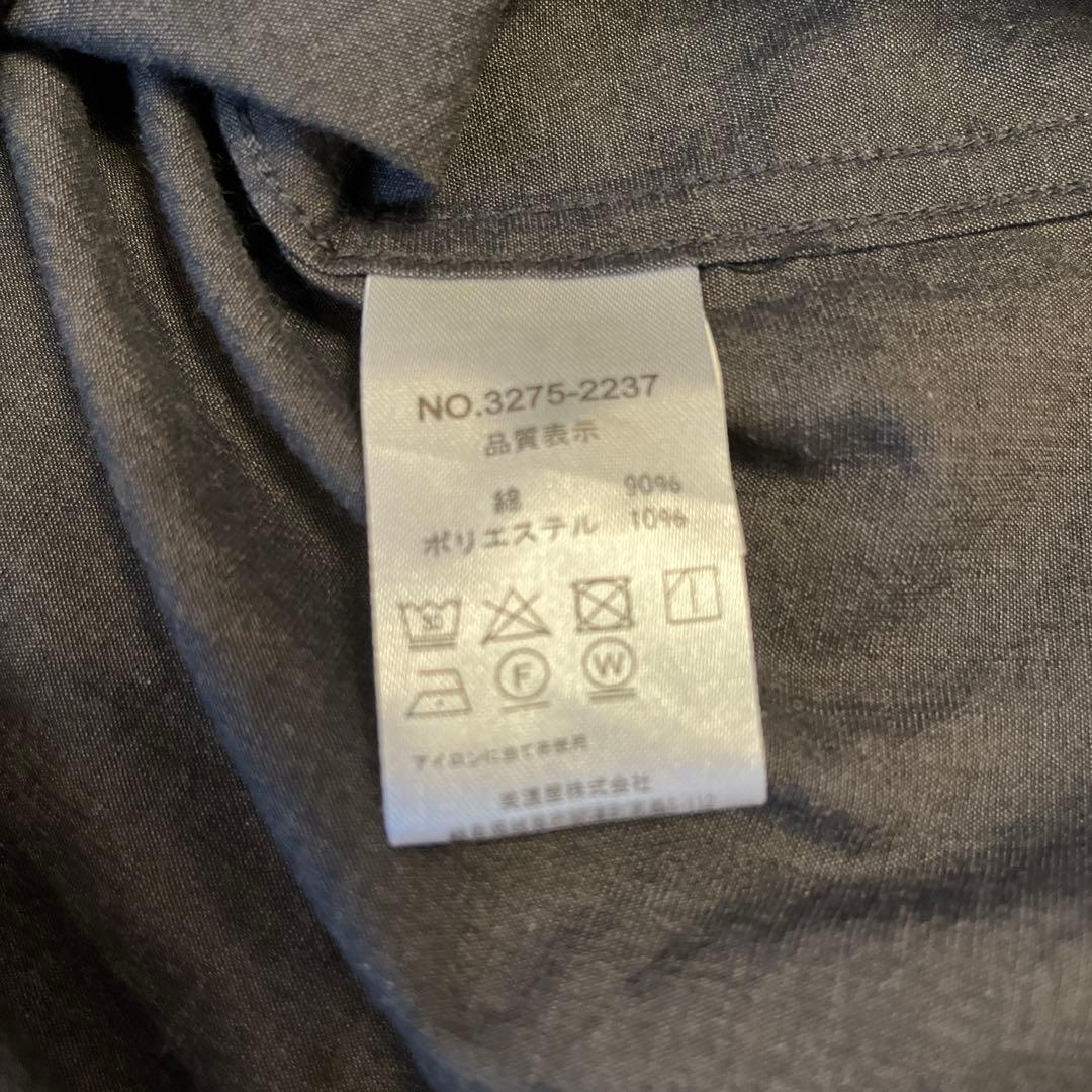 renoma HOMME 半袖シャツ　濃いグレー　L — image 4