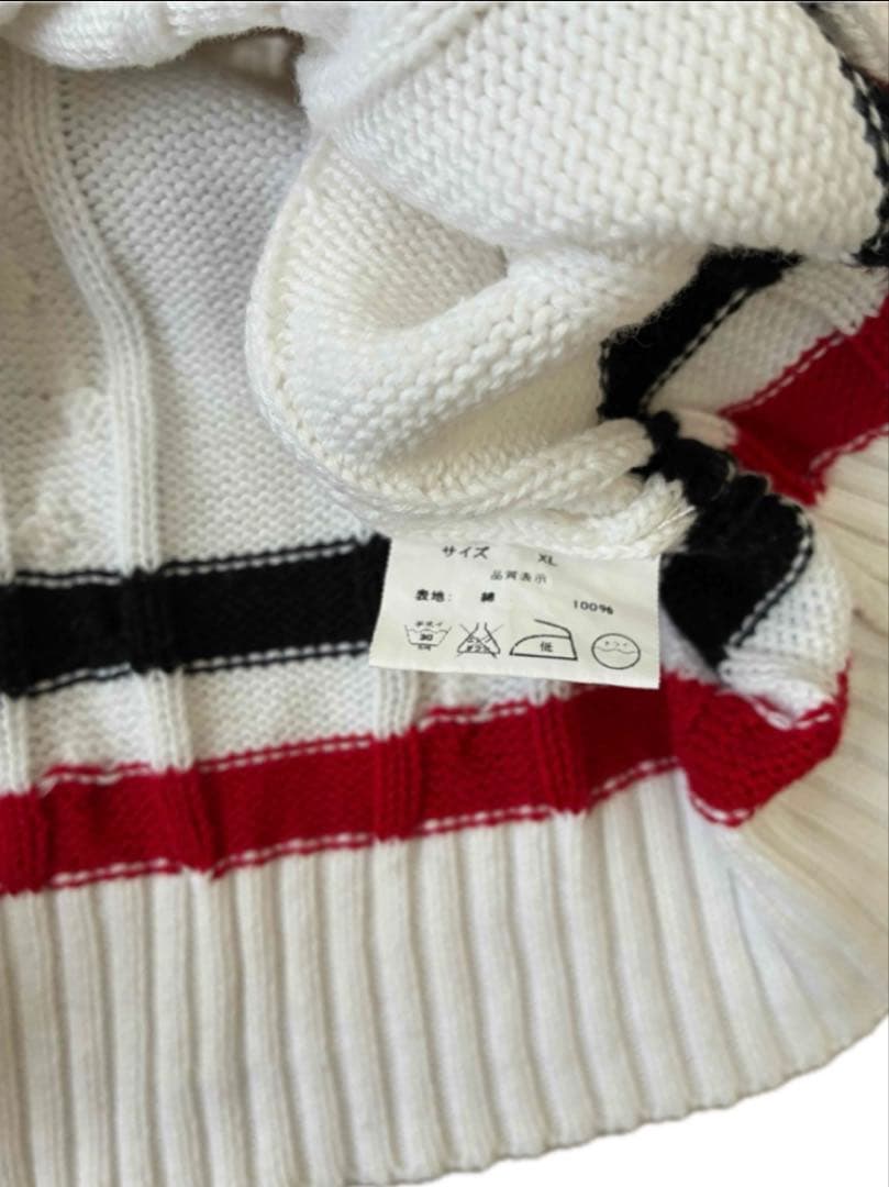 Comon Golf チルデンニットベスト ホワイト XL — image 5