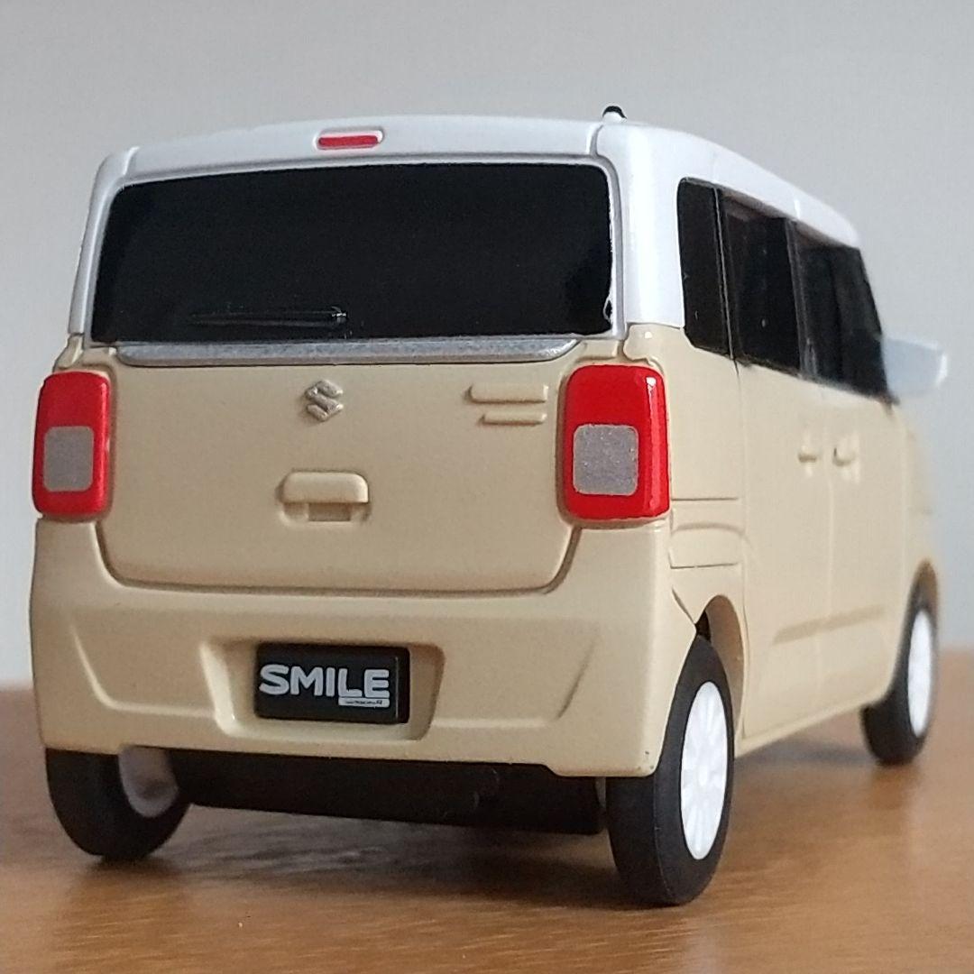 【ディーラー非売品】スズキ ワゴンRスマイル ベージュ×ホワイト ミニカー — image 3