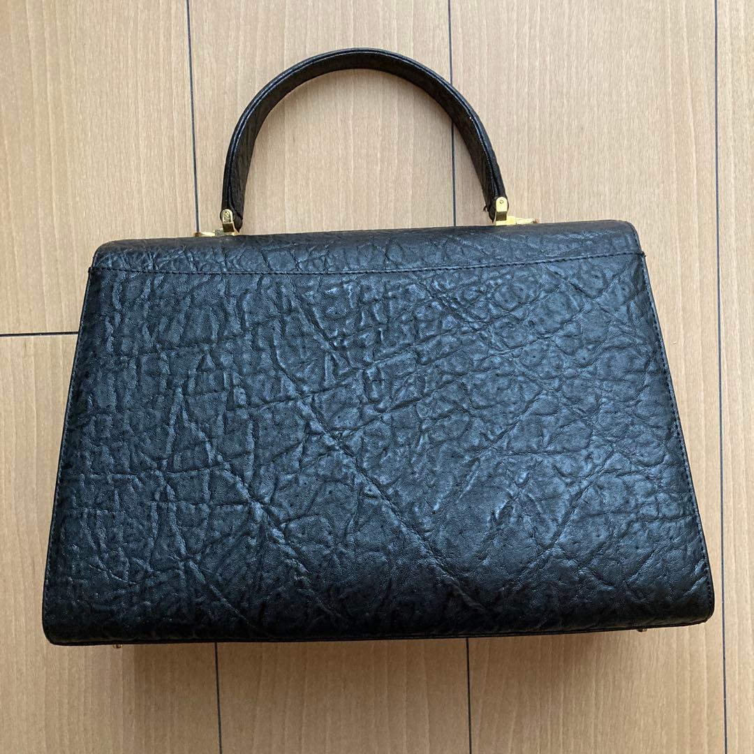 JRAエレファント ブラック ハンドバッグ レザー — image 2