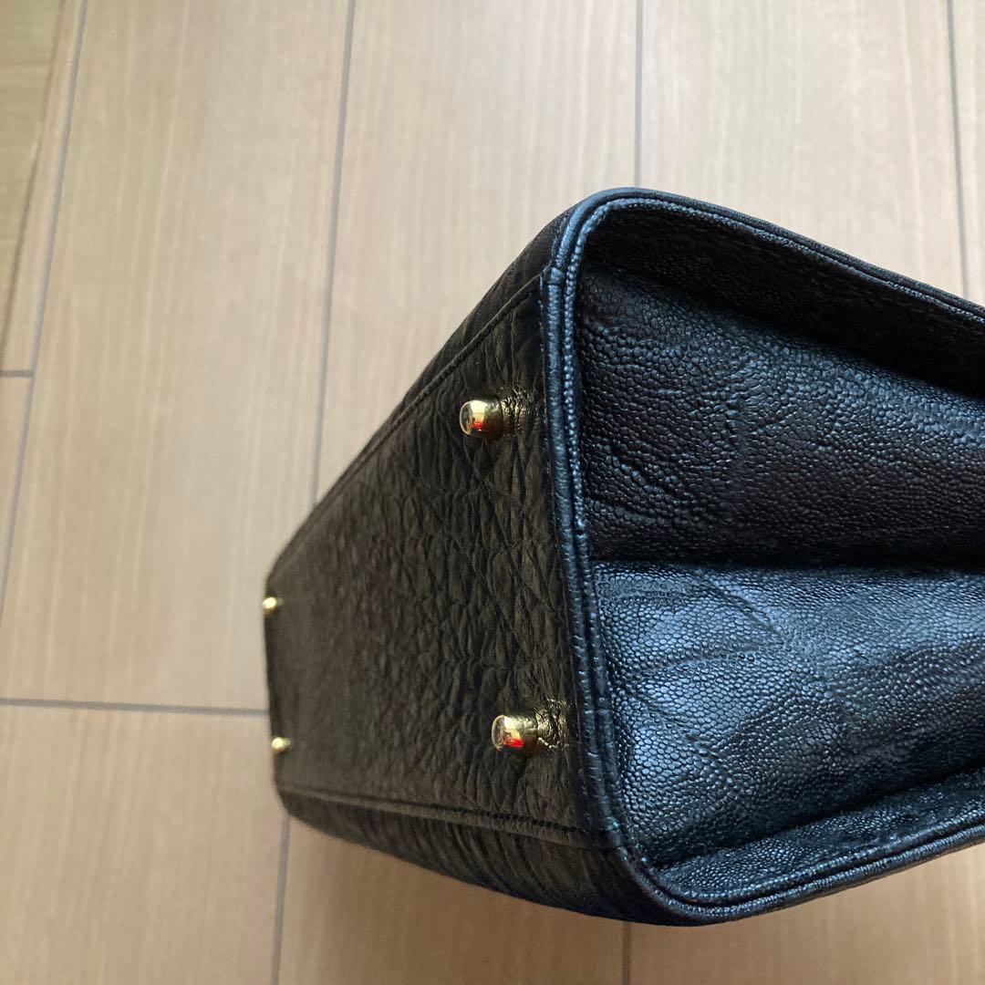JRAエレファント ブラック ハンドバッグ レザー — image 4