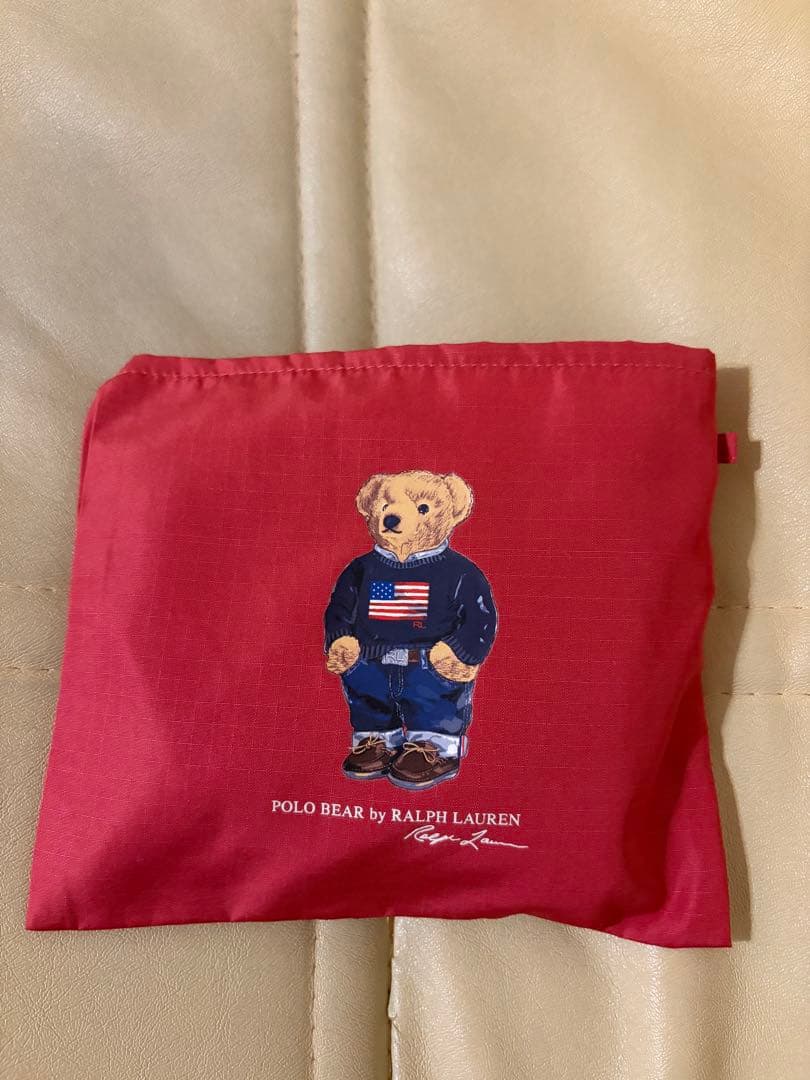 POLO RALPH LAUREN ポロベア ポケッタブルエコバッグ レッド — image 4