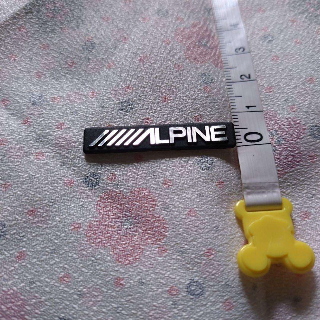 スピーカー アルパイン ALPINE ロゴ エンブレム 立体文字 1個のみ — image 3