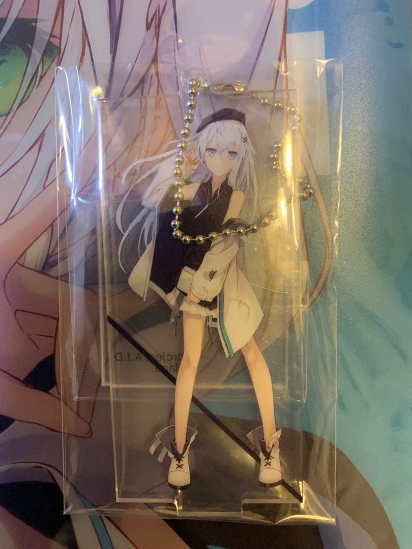 C97 白上フブキ アクリルキーホルダー white parabellum — image 4