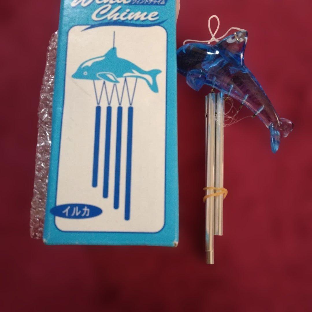 新品　Wind Chime イルカ ブルー ウィンドチャイム　風鈴 — image 2