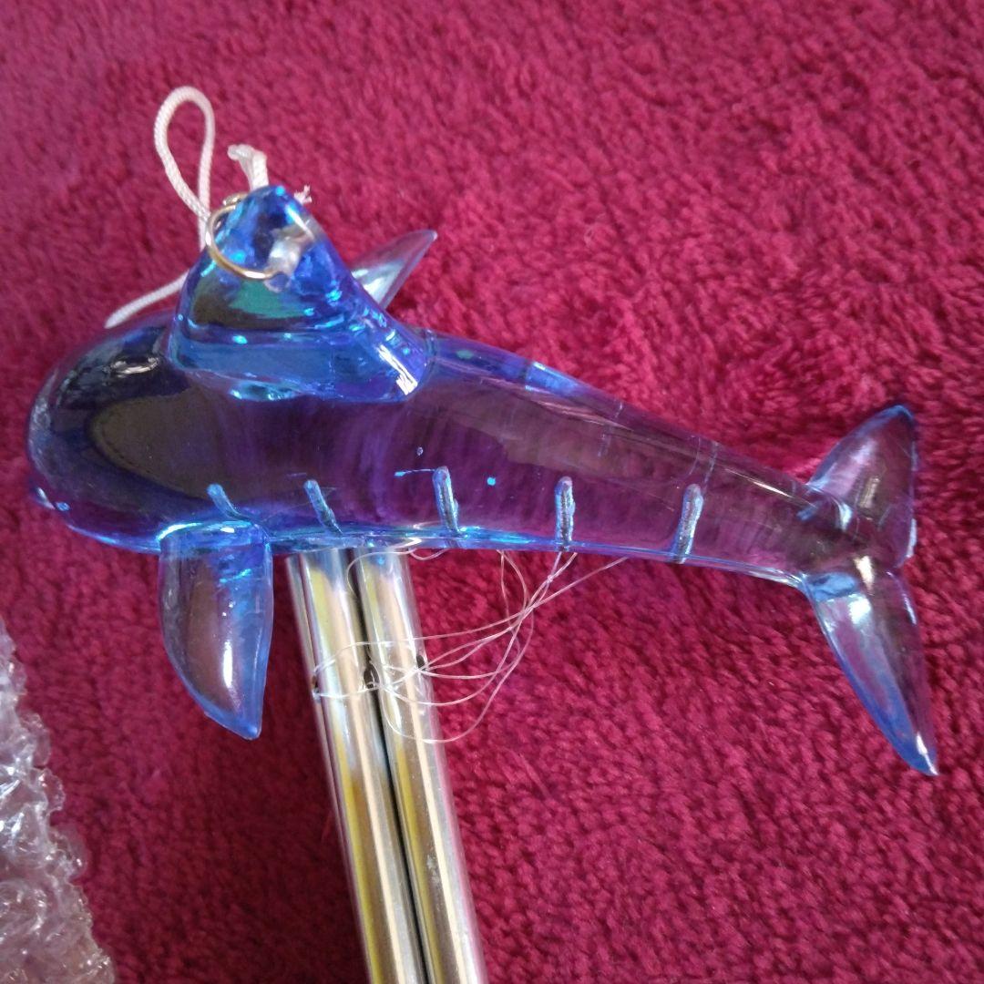 新品　Wind Chime イルカ ブルー ウィンドチャイム　風鈴 — image 3