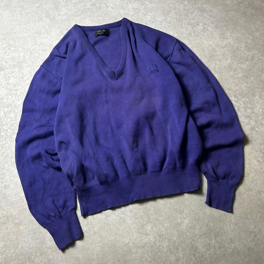 vintage USA製 Christian Dior コットンニットセーター — image 2