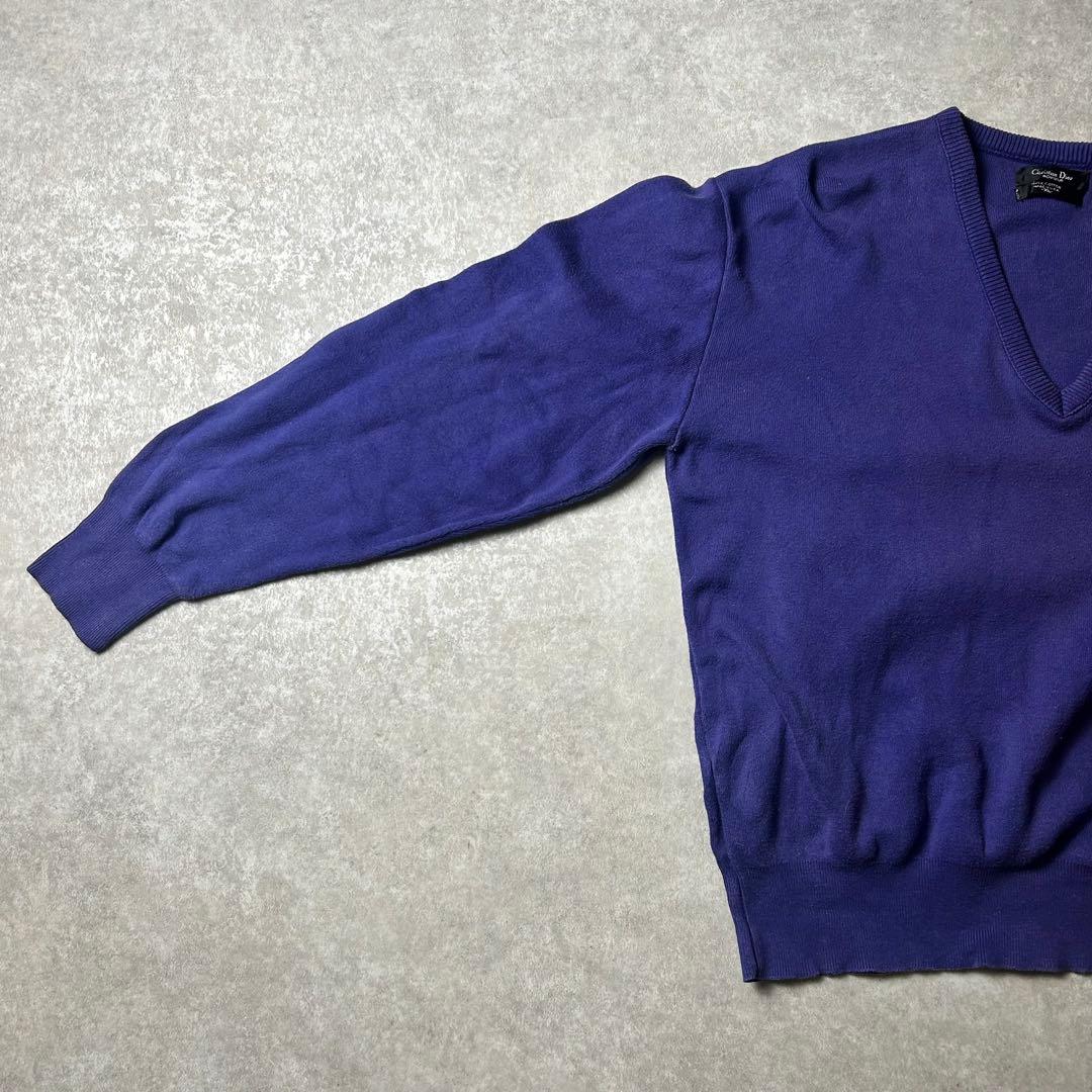 vintage USA製 Christian Dior コットンニットセーター — image 4