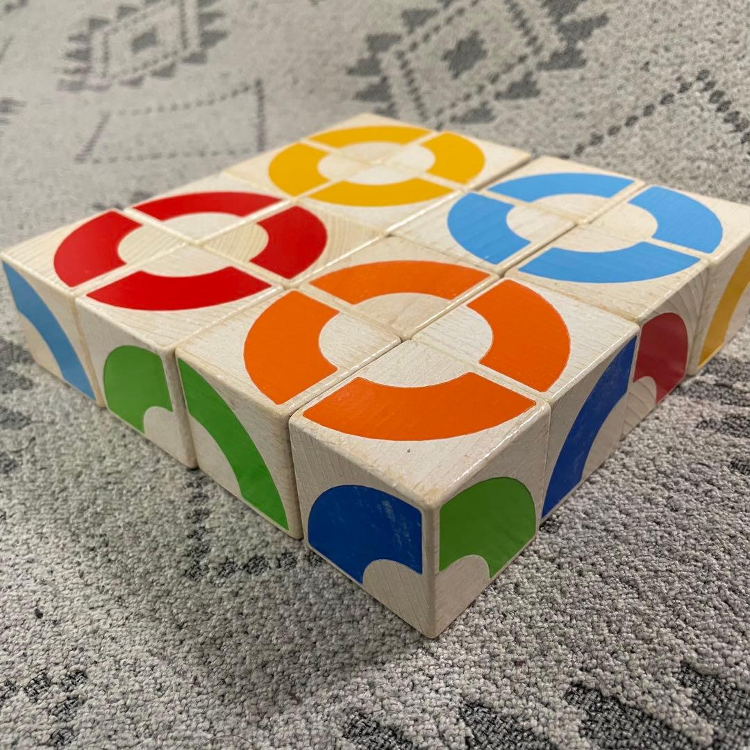 HABA 知育玩具 4×4cm 16ピース 箱なし — image 3