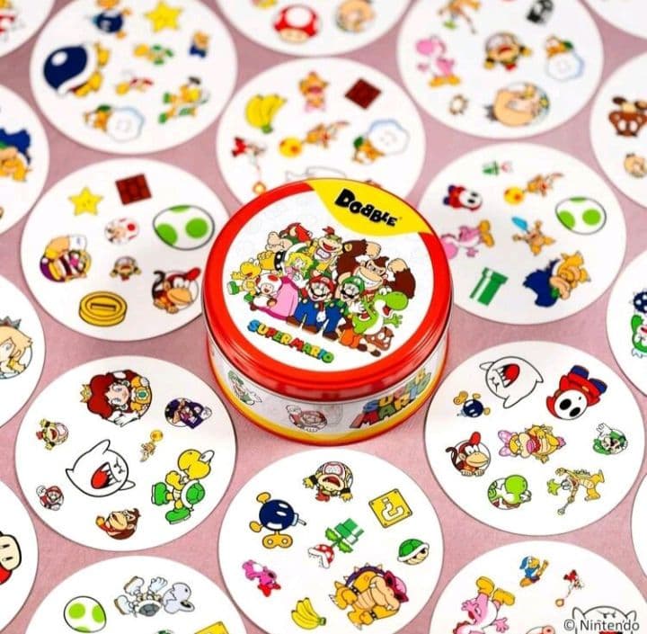 スーパーマリオ ドブル dobble ボードゲーム 知育玩具　缶あり — image 3