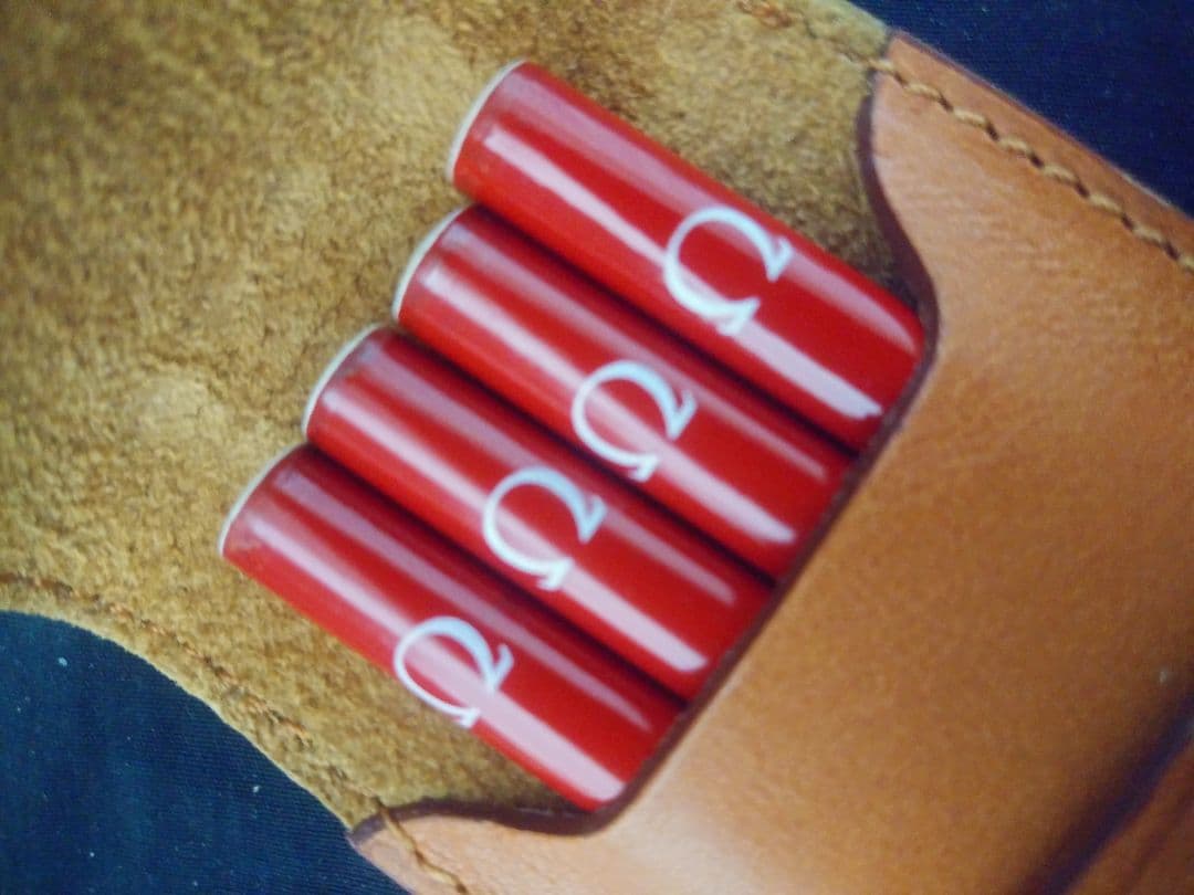 非売品 OMEGA 本皮ケース付 鉛筆4本セット — image 3