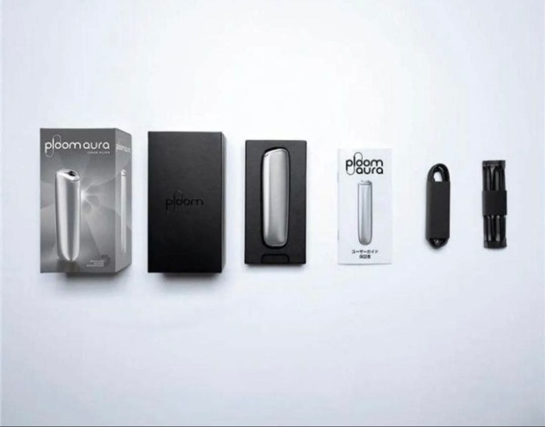 【新品/未開封】プルーム オーラ（ploom aura）本体〈ルナシルバー〉 — image 3