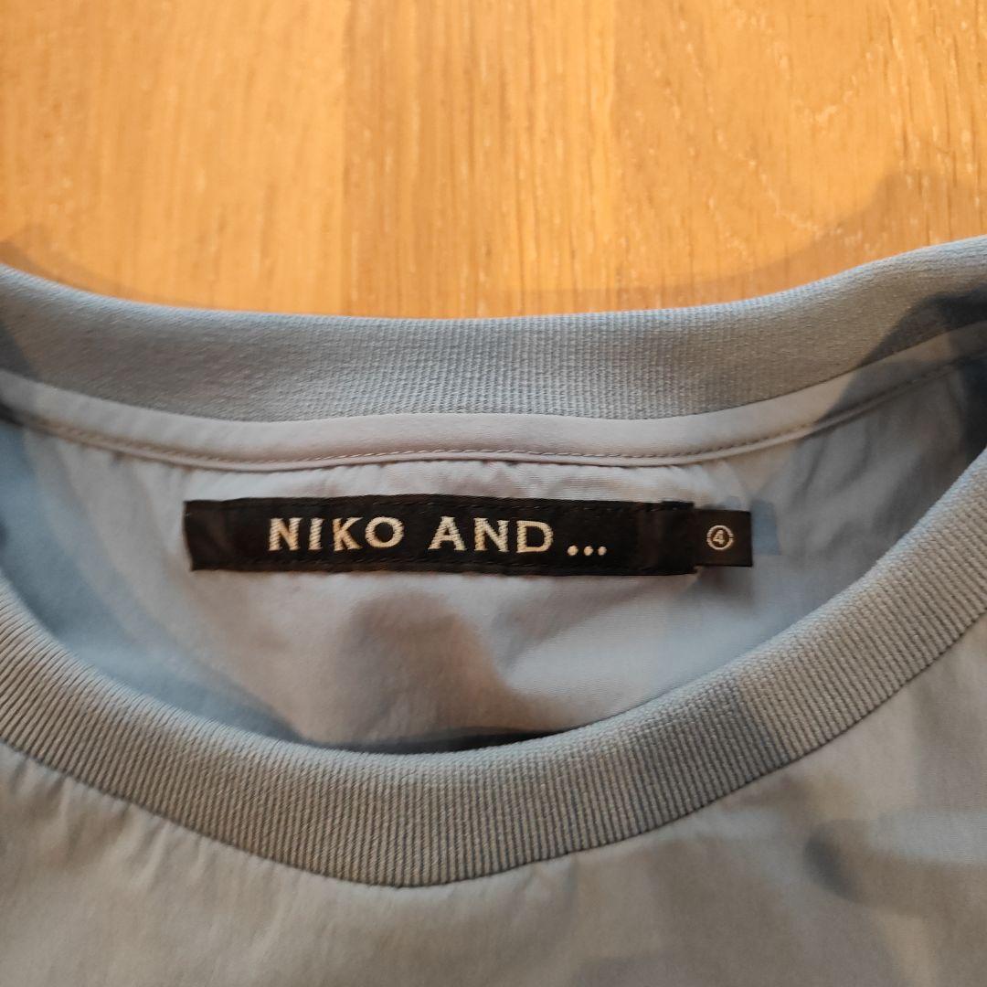 niko and... CORDURA ナイロンTシャツ　ブルー Lサイズ — image 2