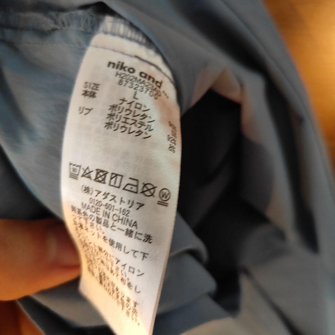 niko and... CORDURA ナイロンTシャツ　ブルー Lサイズ — image 3