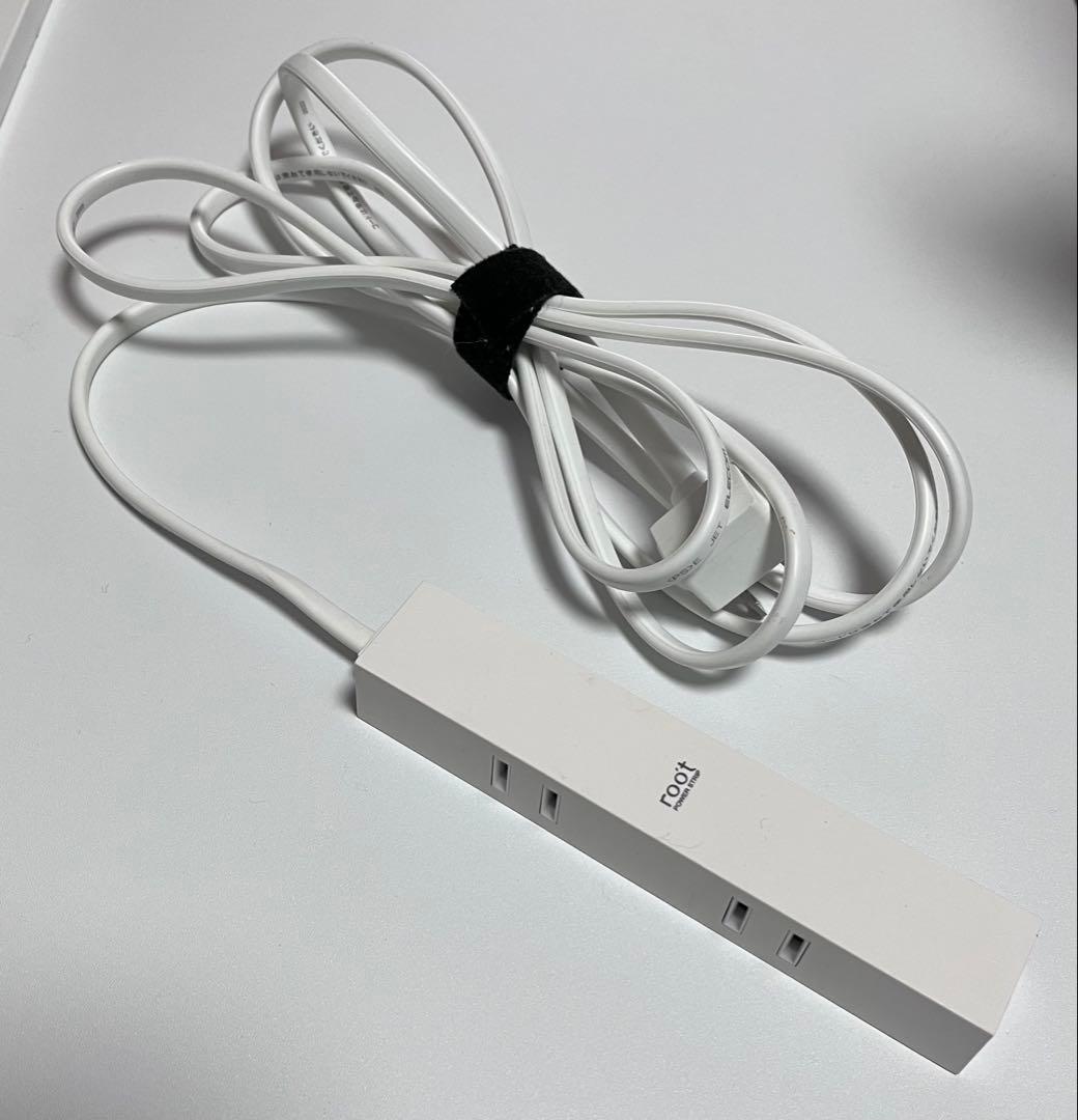 電源タップ 4口 エレコム ELECOM 2.5m ホワイト — image 2