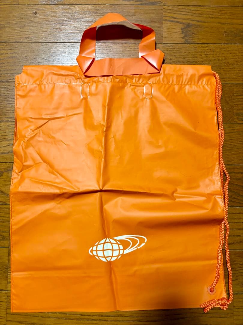 【未使用希少品】BEAMS ショップ袋 オレンジ 巾着型 — image 2