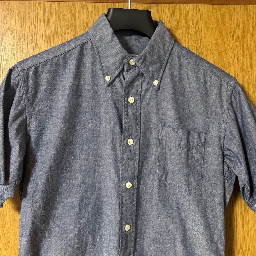 antentico ネイビー ボタンダウン 半袖シャツ — image 2