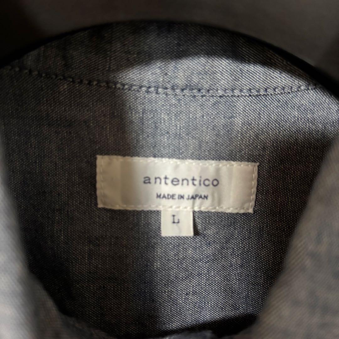 antentico ネイビー ボタンダウン 半袖シャツ — image 5