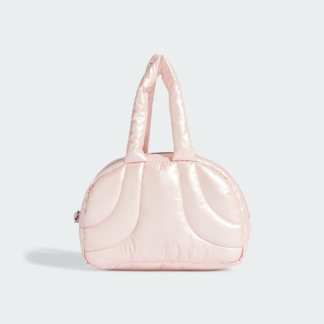 国内完売　 かわいい✨adidas 　ミニ ボーリングバッグ メタリックピンク — image 4