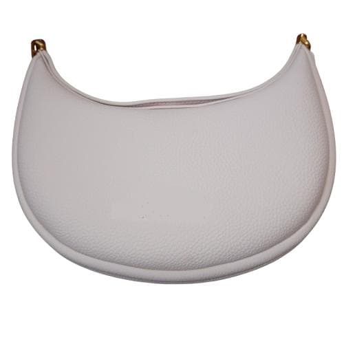 新品・未使用 NO BRAND 三日月型ショルダーバッグ 複合牛革 アイボリー — image 3