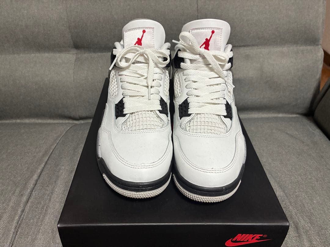 Nike Air Jordan 4 White Cement — image 2