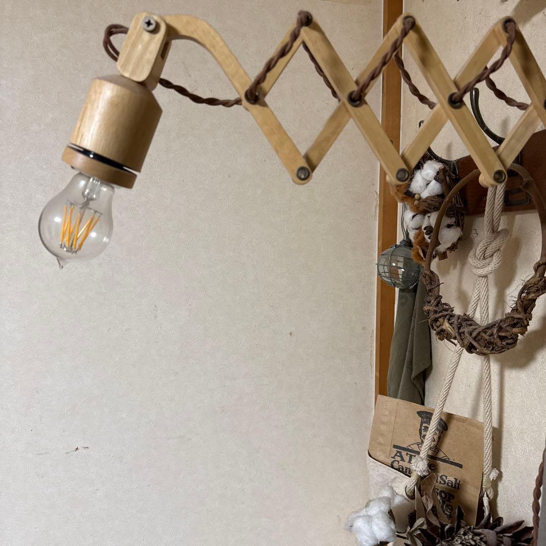 木製エジソン電球ブラケットライト — image 2