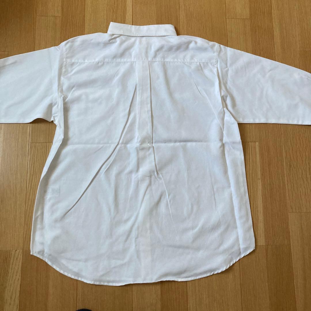 MONO-MART LADYSホワイトMナンバリング刺繍ボタンダウン — image 5