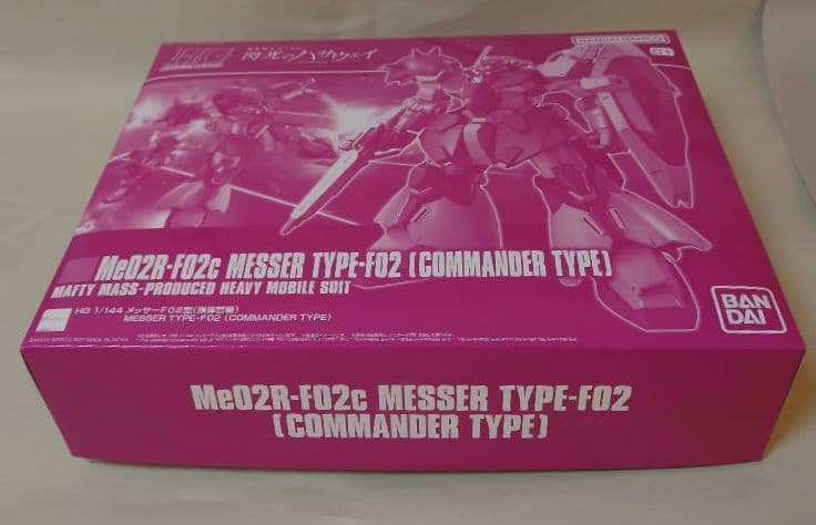 未組立 HG メッサーF02型 指揮官機 Me02R−F02c 閃光のハサウェイ — image 2