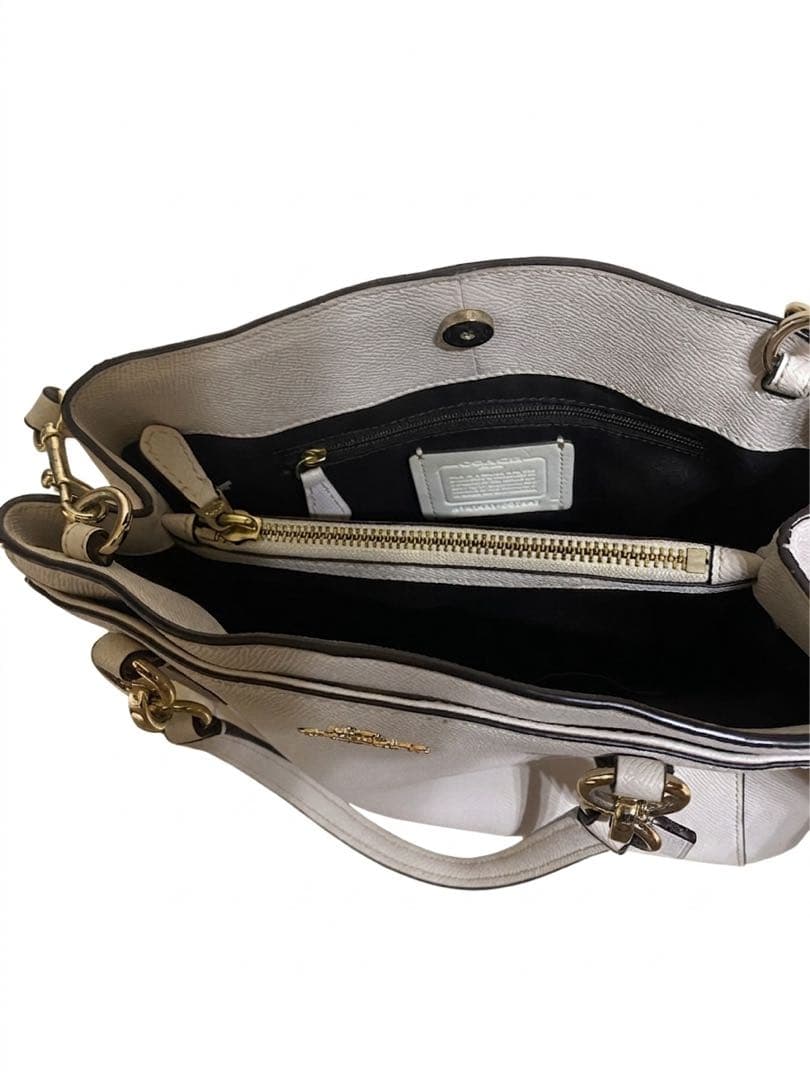 COACH 2way ホワイト ミネッタ クロスボディ ショルダーバッグ — image 4