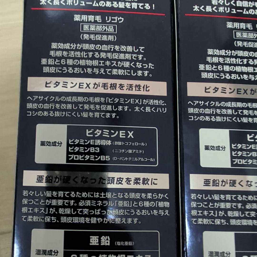 薬用育毛 リゴウ発毛促進剤 190mL×２個 — image 3