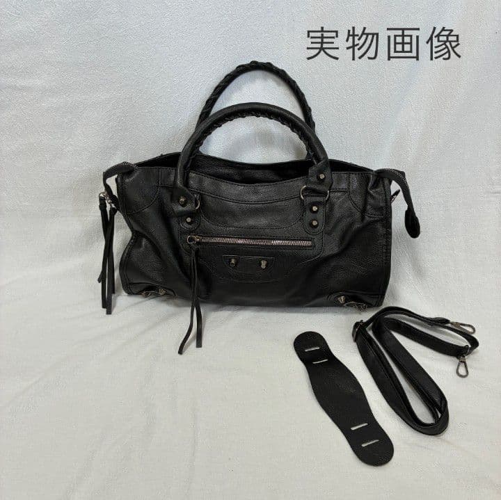 ショルダー バッグ ヴィンテージ フリンジ ブラック 2way y2K グランジ — image 5