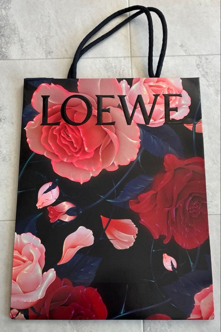 LOEWE ロエベ ショップ袋 ショッパー ローズ柄 — image 2
