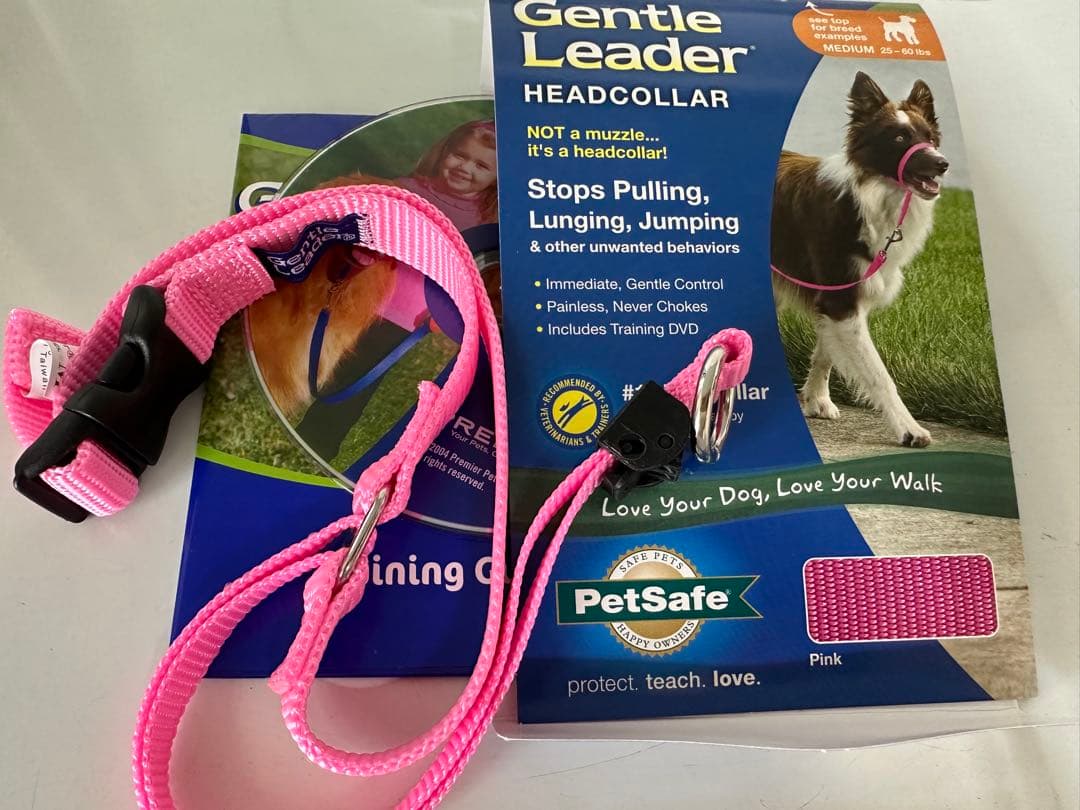 新品　正規品　Petsafe ジェントルリーダー M ピンク　引っ張り防止 犬 — image 2