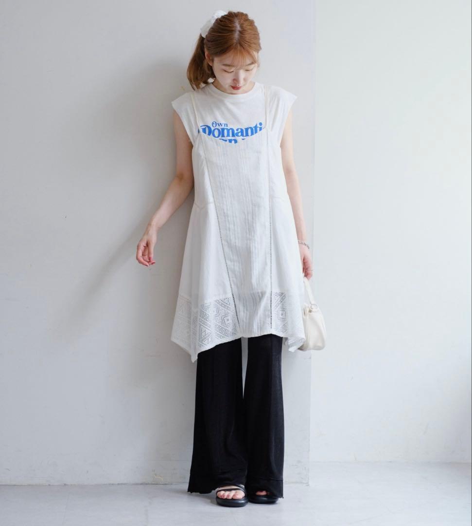 Kastane カットオフロゴタンク — image 5
