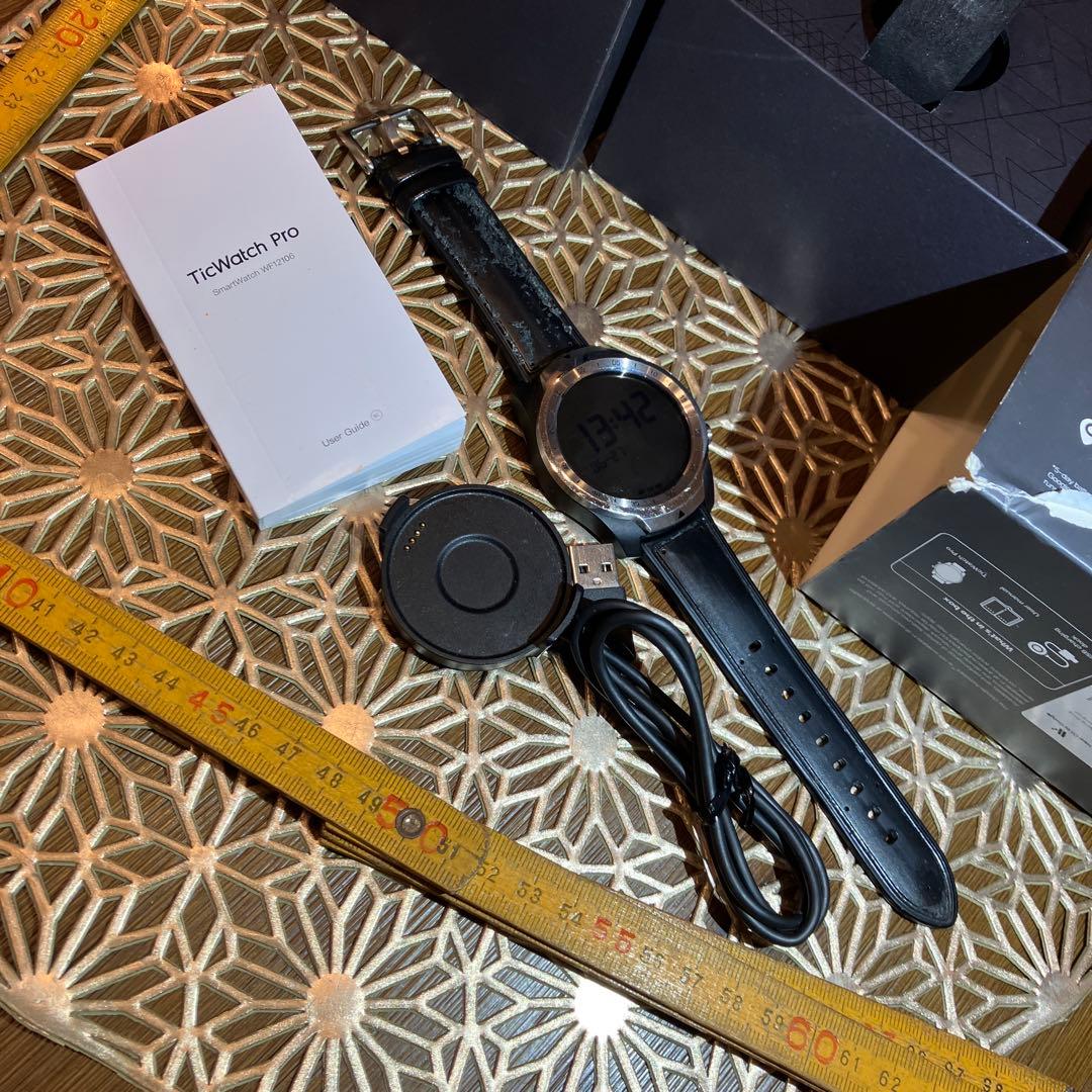 TicWatch Pro スマートウォッチWF12106エレガントシルバー腕時計 — image 5