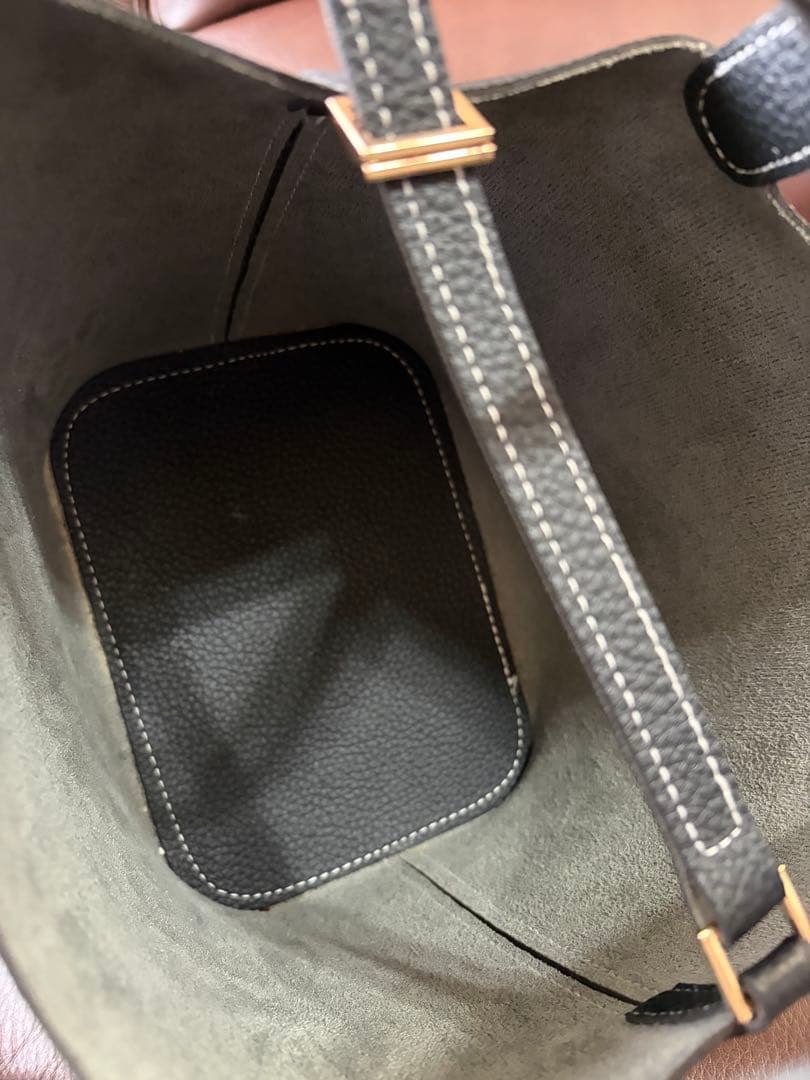 バケットバッグ ハンドバッグ ブラック — image 5