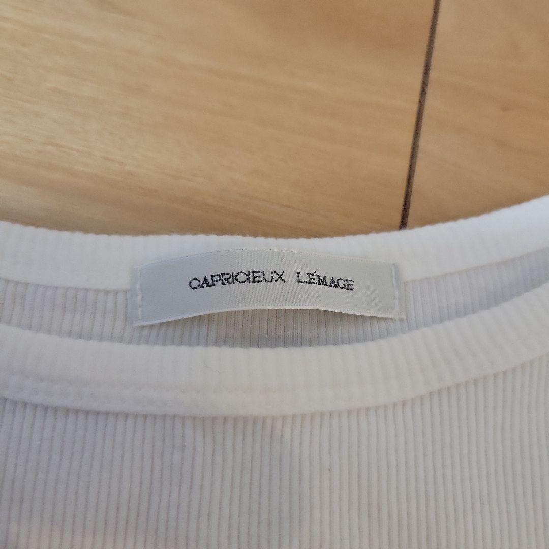 CAPRICIEUX LE'MAGE ホワイト 長袖カットソー　シアーシャツ — image 2