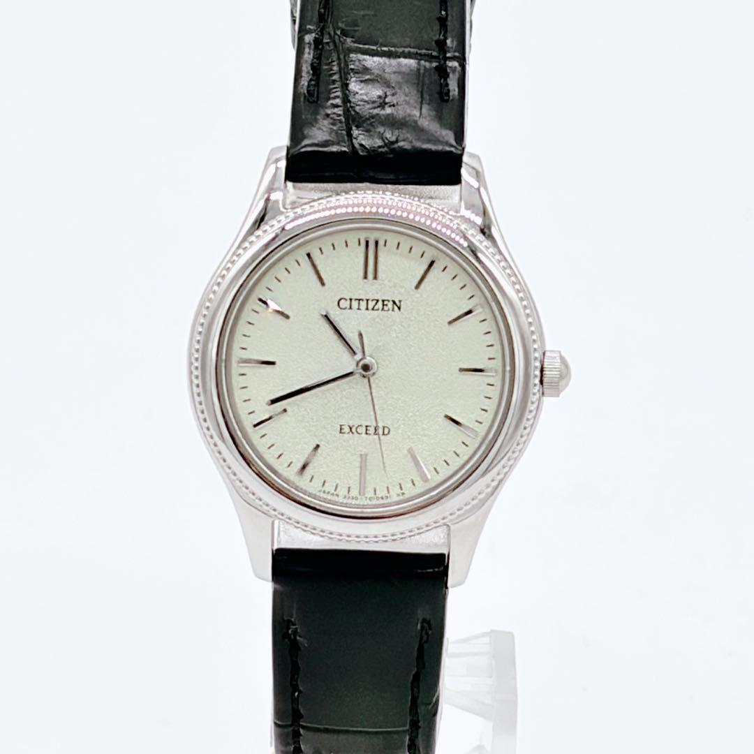 CITIZEN EXCEED エクシード シャンパン文字盤 ドレス デュラテクト — image 3