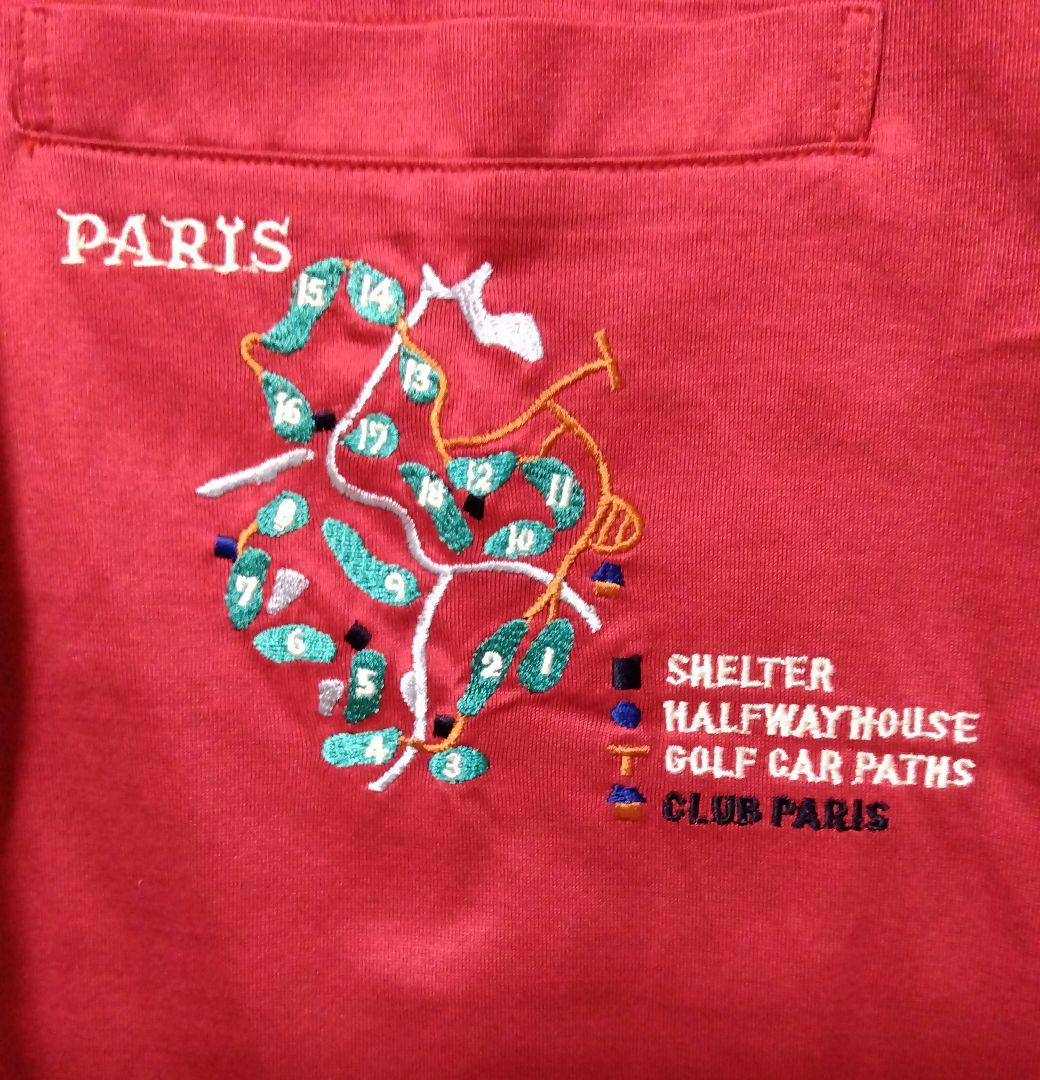 新品✨PARIS SPORTS FASHION ポロシャツ レッド Lサイズ — image 2