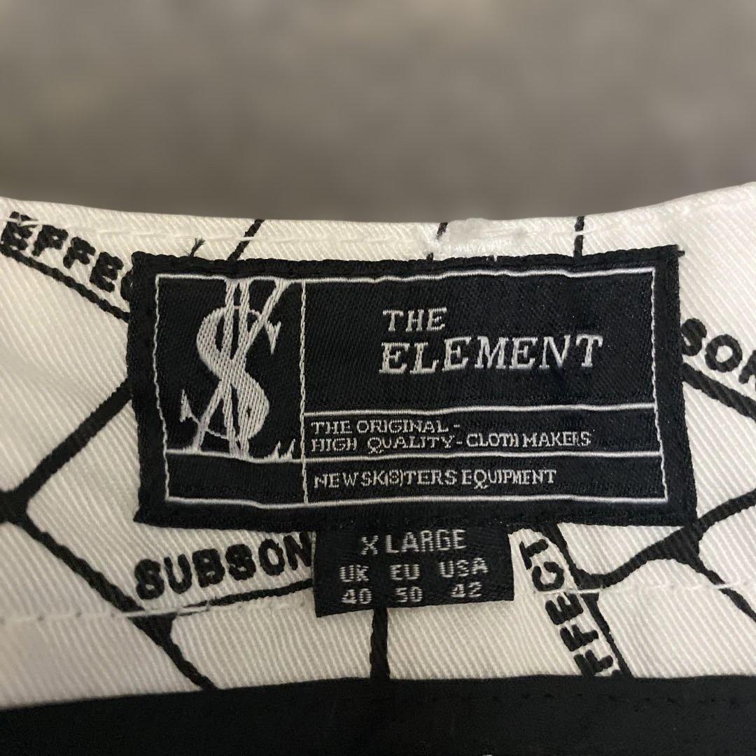 THE ELEMENT ハーフパンツ ホワイト XLサイズ — image 2