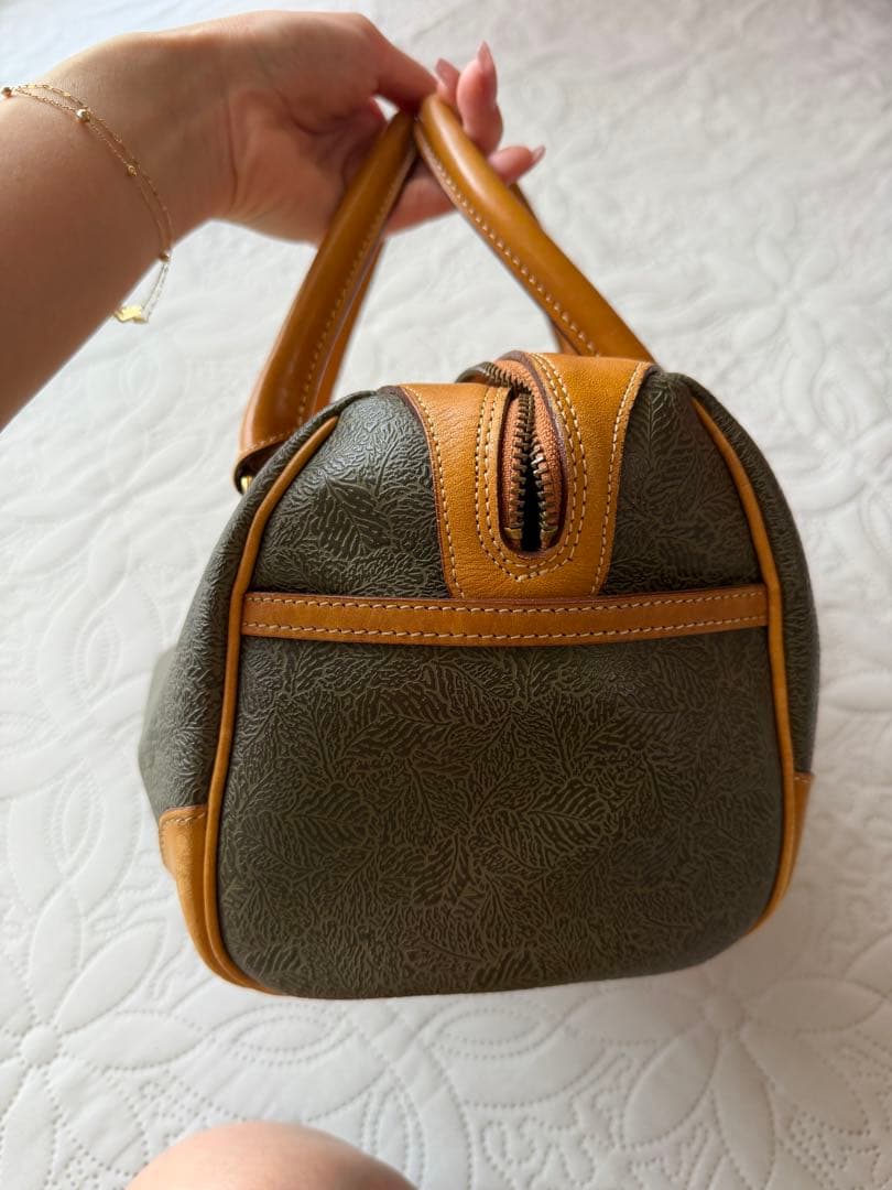 リーフ柄 ハンドバッグ ミニボストン　NINARICCI — image 3