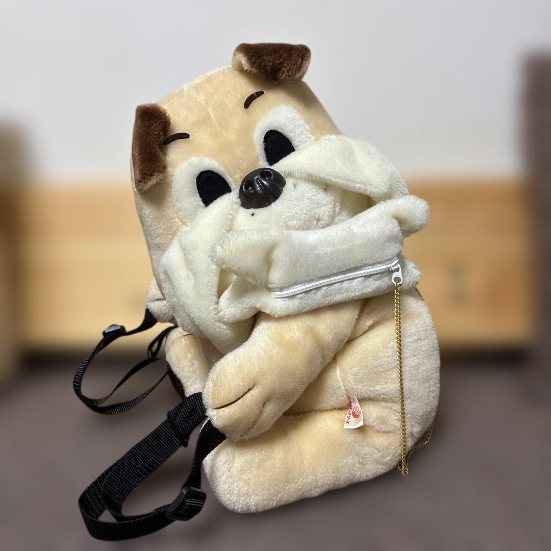 ⭐️ビンテージ⭐️ブルドッグソース⭐️ブルドッグ ぬいぐるみ型 リュックサック⭐️ — image 2