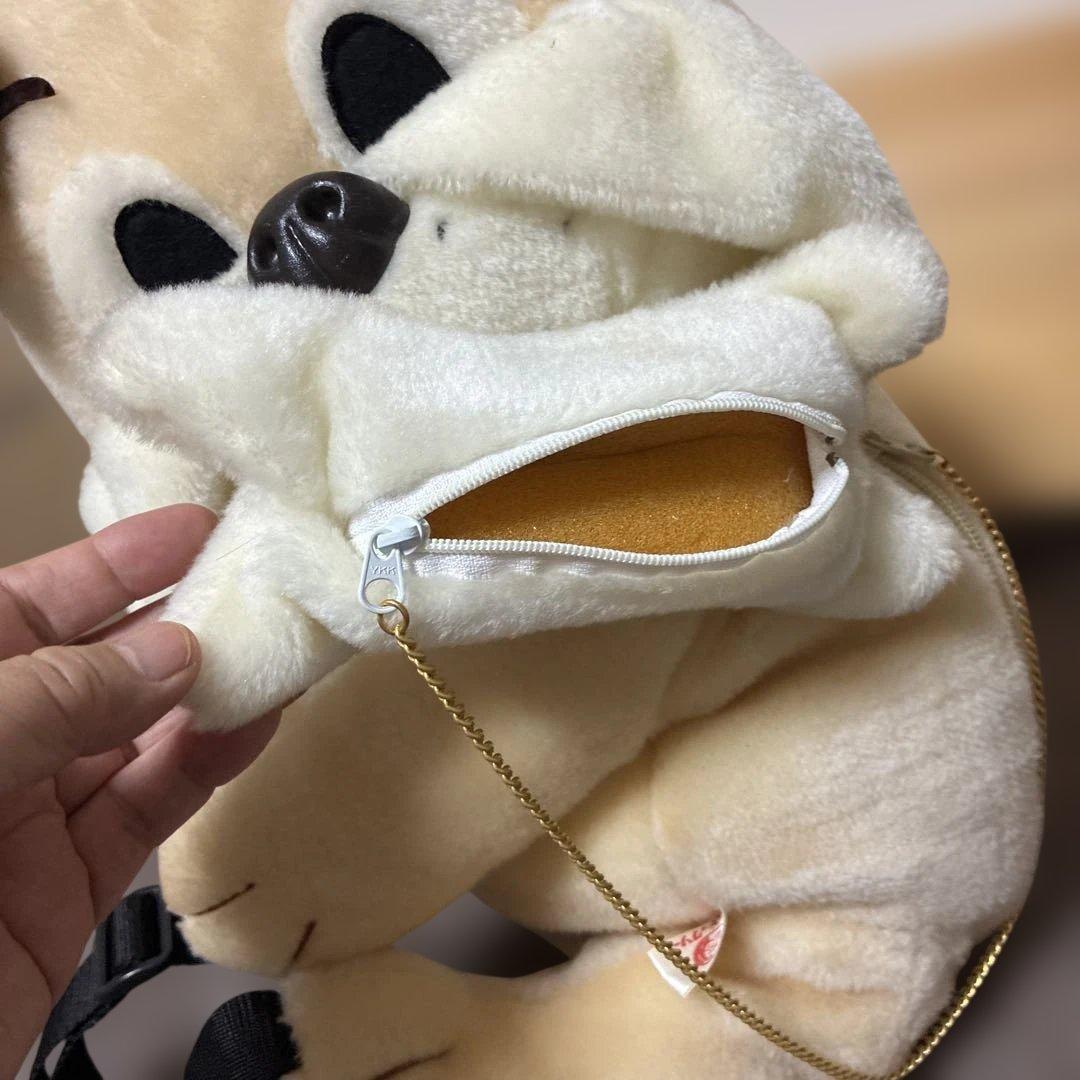 ⭐️ビンテージ⭐️ブルドッグソース⭐️ブルドッグ ぬいぐるみ型 リュックサック⭐️ — image 3