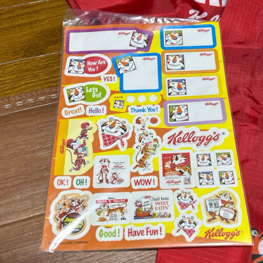 【新品】ケロッグ エコバッグ 大小2点➕トニーステッカーセット — image 2