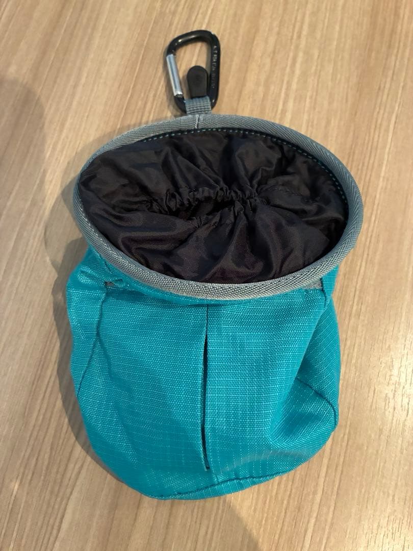 【美品】Coleman アウトドアポーチ チョークバック　ターコイズ — image 3