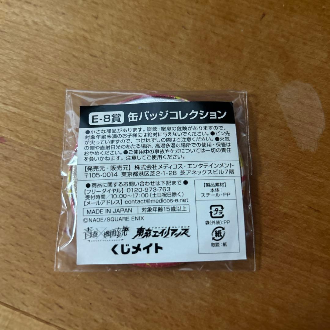 東京エイリアンズ 缶バッジ E-8賞 郡司晃 — image 2
