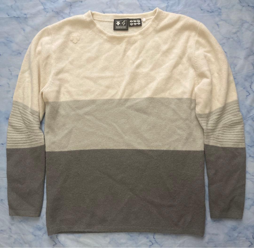 【Descente】Sweater/White /L ニット・セーター — image 2