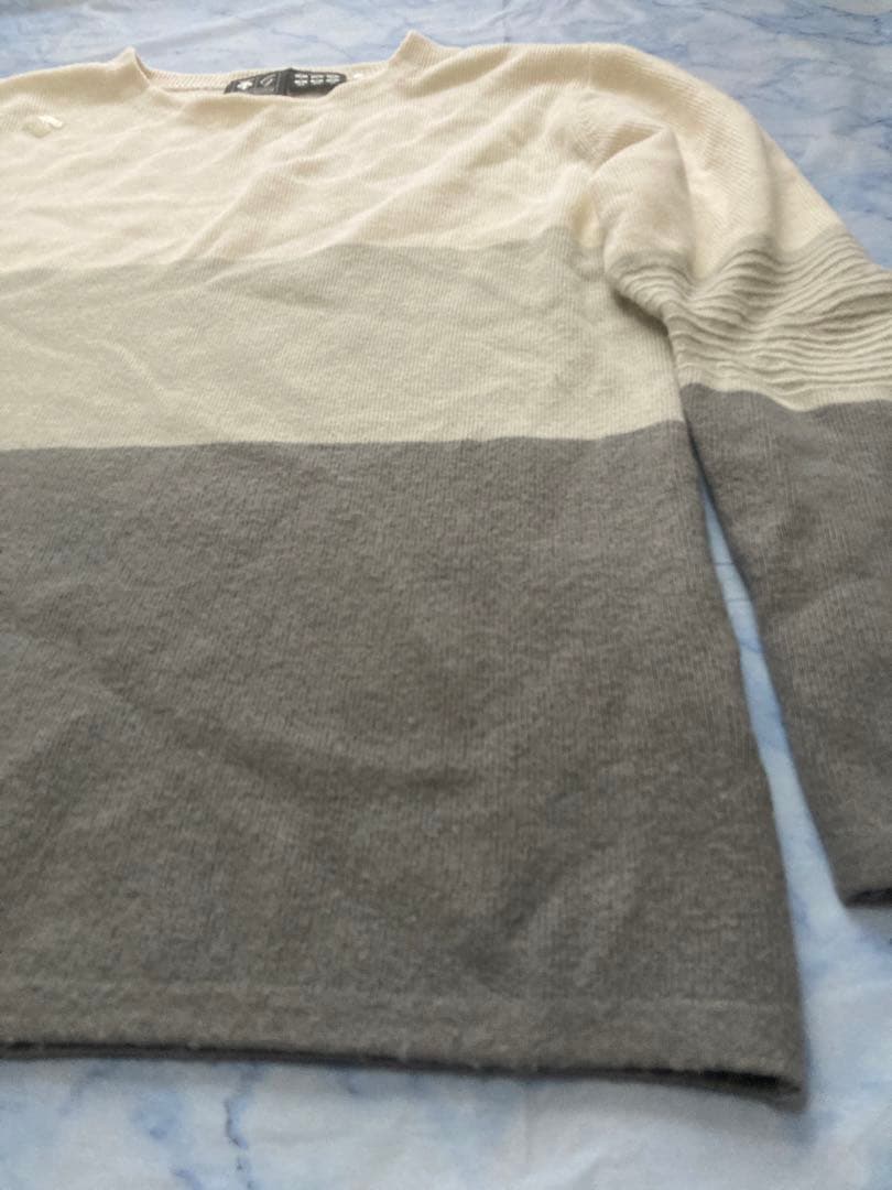 【Descente】Sweater/White /L ニット・セーター — image 3