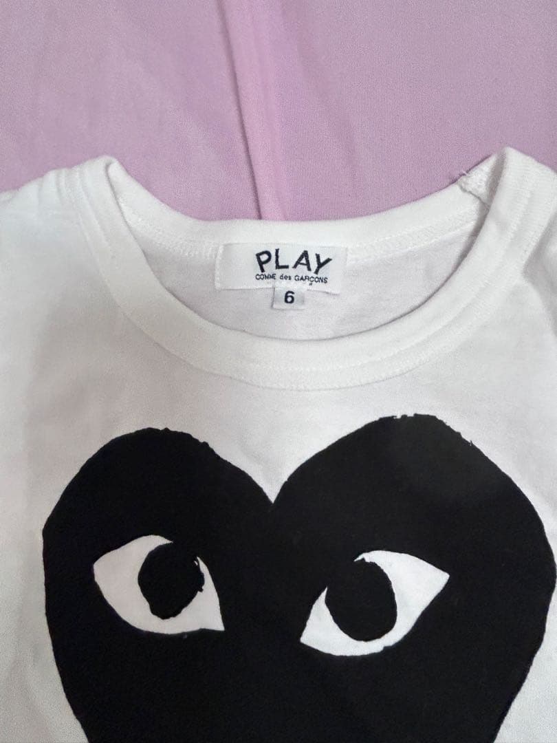 PLAY COMME des GARCONS Tシャツ ホワイト サイズ6 — image 3